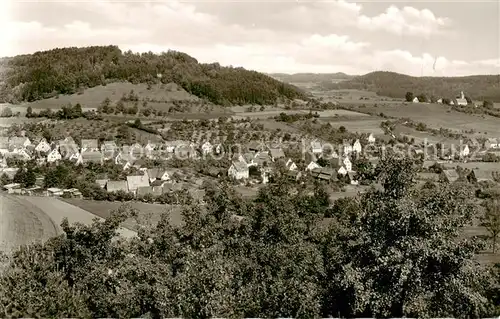 AK / Ansichtskarte  Huettenbach mit Buehl Panorama Huettenbach