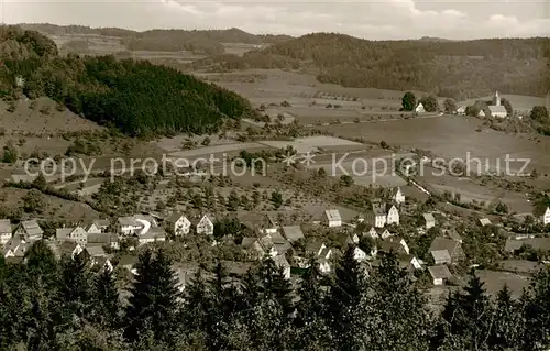 AK / Ansichtskarte  Huettenbach mit Buehl Panorama Huettenbach