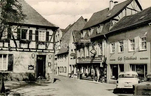 AK / Ansichtskarte  Unkel_Rhein Cafe Hildebrand Ortspartie Unkel Rhein