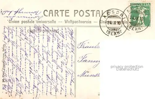 AK / Ansichtskarte  Aeschi_BE Die Kirche Aeschi_BE