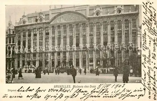 AK / Ansichtskarte  Bruxelles_Bruessel Maisons des Ducs Bruxelles_Bruessel