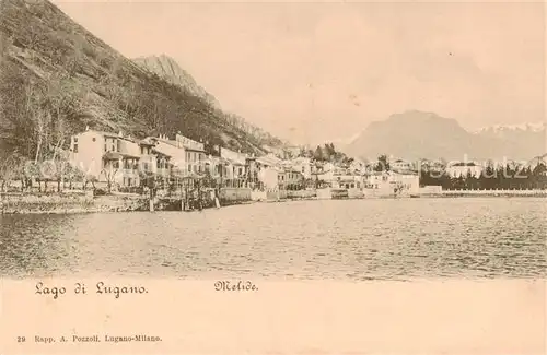 AK / Ansichtskarte  Melide_Lago_di_Lugano Lago di Lugano Melide_Lago_di_Lugano