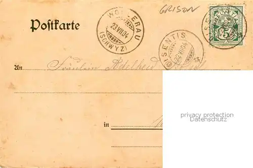 AK / Ansichtskarte  Grison_Graubuenden_Kanton_GR Eine 95jaehrige Buendnerin bei ihrer taeglichen Arbeit 