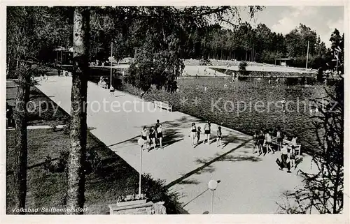 AK / Ansichtskarte  Seifhennersdorf Volksbad Gondelteich Seifhennersdorf