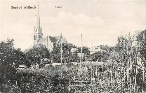 AK / Ansichtskarte  Ahlbeck_Ostseebad Kirche Ahlbeck_Ostseebad