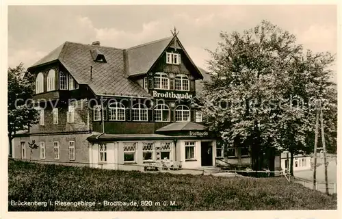 AK / Ansichtskarte  Brueckenberg_Krummhuebel_Riesengebirge_PL Brodt Baude 