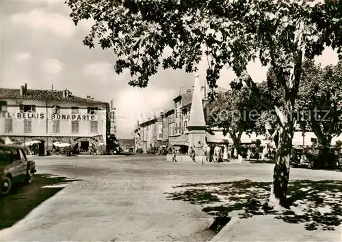 AK / Ansichtskarte  Saint-Maximin-la-Sainte-Baume_83_Var Fontaine Monumentale et lAvenue Albert I 