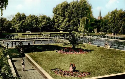 AK / Ansichtskarte  Werne__Lippe_Muenster_Westfalen Warmquellen Sole Freibad 