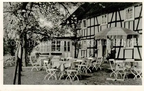 AK / Ansichtskarte  Romberg_Waldbroel Pension Ohldig Gartenterrasse Romberg Waldbroel