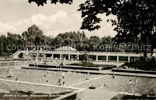 AK / Ansichtskarte  Werne__Lippe_Muenster_Westfalen Warmquelle Sole Freibad 