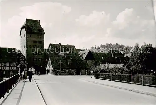 AK / Ansichtskarte  Hersbruck Bruecke Stadttor Hersbruck