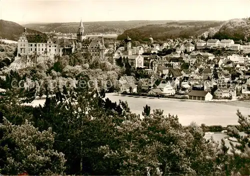 AK / Ansichtskarte  Sigmaringen an der Donau mit Schloss Sigmaringen