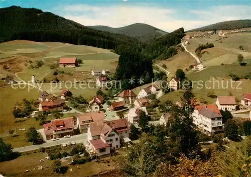 AK / Ansichtskarte  Huzenbach_Baiersbronn Fliegeraufnahme 