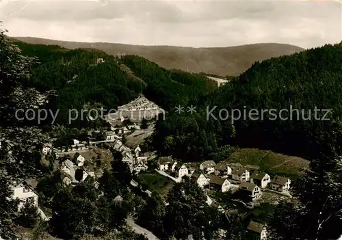 AK / Ansichtskarte  Schoenmuenzach im Murgtal Fliegeraufnahme Schoenmuenzach