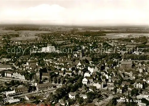 AK / Ansichtskarte Werne__Lippe_Muenster_Westfalen Fliegeraufnahme 