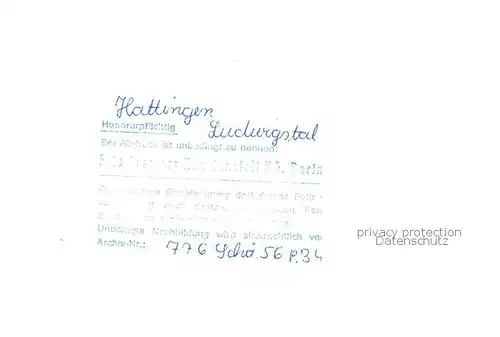 AK / Ansichtskarte Hattingen__Ruhr Haus Ludwigstal 