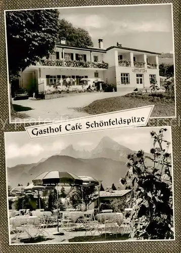 AK / Ansichtskarte Stanggass_Berchtesgaden Gasthof Cafe Schoenfeldspitze Freiterrasse Stanggass Berchtesgaden