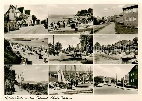AK / Ansichtskarte Schilksee Strassen und Strandpartien Bootshafen Schilksee