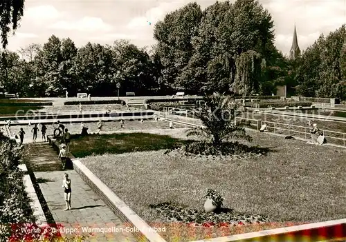 AK / Ansichtskarte Werne__Lippe_Muenster_Westfalen Warmquellen Sole Freibad 