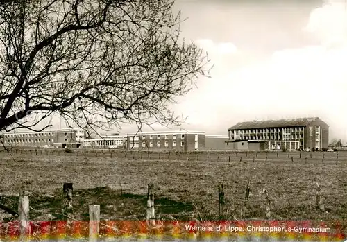 AK / Ansichtskarte Werne__Lippe_Muenster_Westfalen Christophorus Gymnasium 