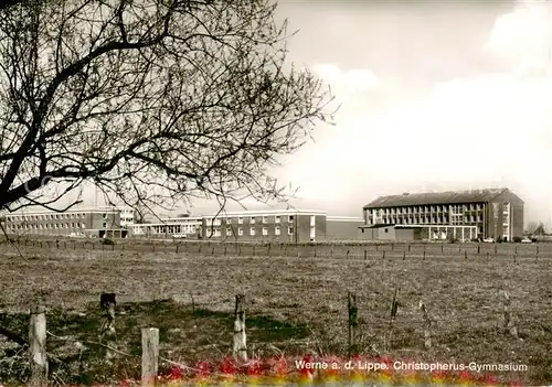 AK / Ansichtskarte Werne__Lippe_Muenster_Westfalen Christophorus Gymnasium 