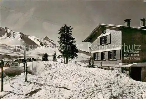 AK / Ansichtskarte Klewenalp Luzerner Skihaus Roetenport Klewenalp