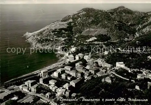 AK / Ansichtskarte Bonassola_La_Spezia_IT Panorama e punta della Madonnina 