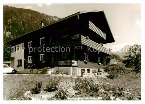 AK / Ansichtskarte Gaschurn_Vorarlberg Pension Bergauer Gaschurn Vorarlberg