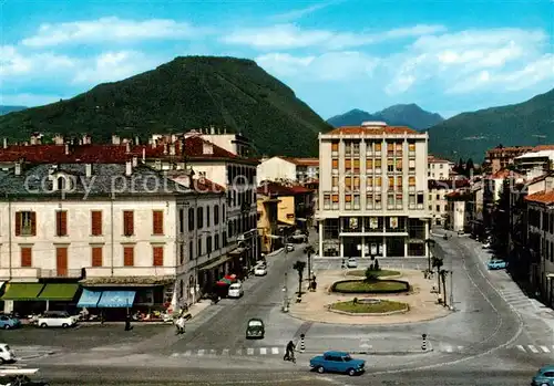 AK / Ansichtskarte Intra_Lago_Maggiore_TI Piazza G Matteotti 