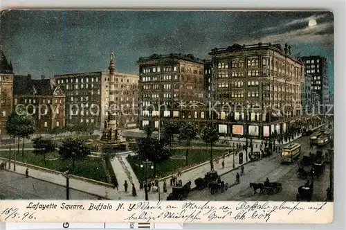 AK / Ansichtskarte Buffalo_New_York_USA Lafayette Square 