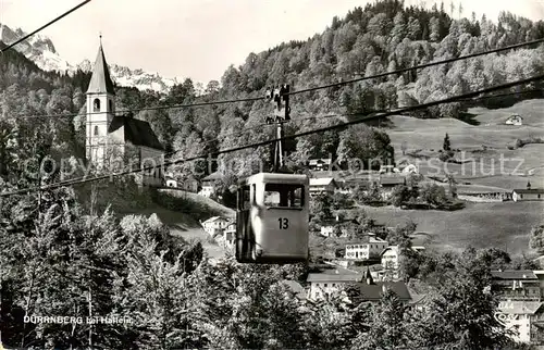 AK / Ansichtskarte Duerrnberg_Hallein_AT Gondelbahn zur Einfahrt ins Salzbergwerk 