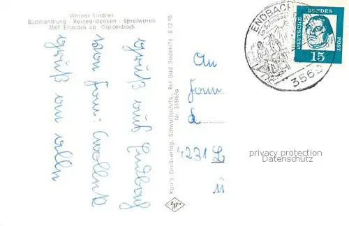 AK / Ansichtskarte Endbach_Bad Panorama Endbach_Bad