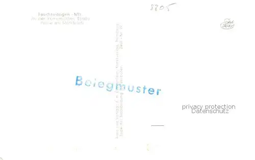 AK / Ansichtskarte Feuchtwangen Marktplatz mit Brunnen Feuchtwangen