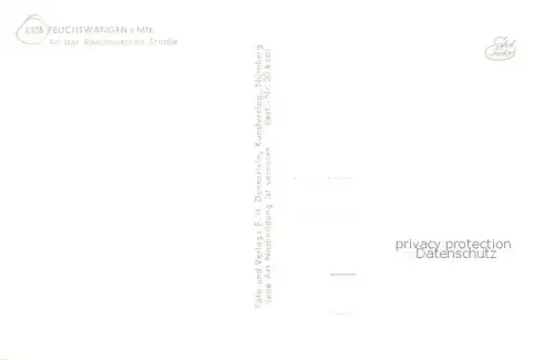 AK / Ansichtskarte Feuchtwangen Marktplatz Kreuzgang Tuermemotiv Jugendheim Feuchtwangen