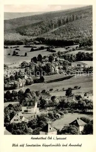 AK / Ansichtskarte Bad_Orb Sanatorium Kueppelsmuehle und Annenhof Bad_Orb
