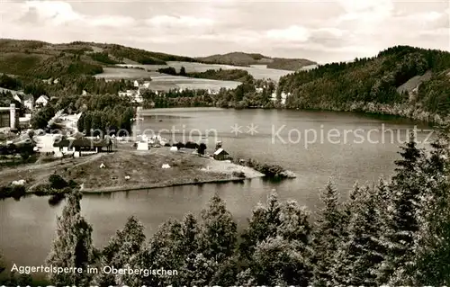 AK / Ansichtskarte Aggertalsperre im Oberbergischen Panorama Aggertalsperre