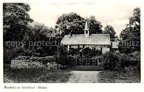 AK / Ansichtskarte Meschede Klause Meschede