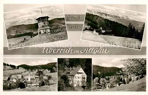 AK / Ansichtskarte ueberruh Teilansichten Panorama ueberruh
