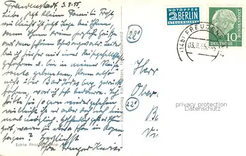 AK / Ansichtskarte Freudenstadt Panorama Freudenstadt