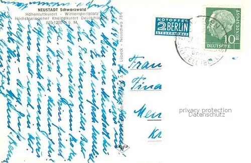 AK / Ansichtskarte Neustadt__Schwarzwald_Titisee Neustadt Panorama Teilansichten 