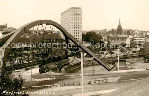 AK / Ansichtskarte Wuppertal Schwebebahn Wuppertal