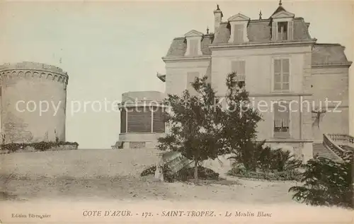 AK / Ansichtskarte Saint_Tropez_Var Le Moulin Blanc Saint_Tropez_Var