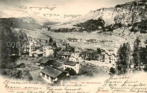 AK / Ansichtskarte Flims_GR Die Waldhaeuser Flims_GR