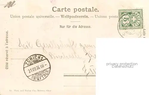 AK / Ansichtskarte Lenzerheide_GR Partie am Lenzerhorn Lenzerheide GR