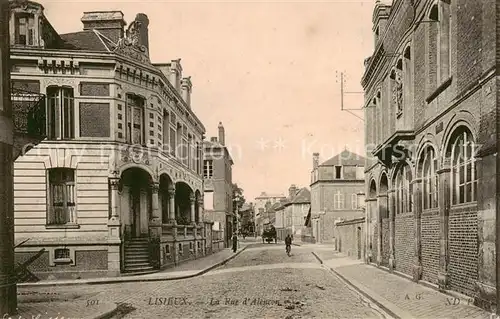 AK / Ansichtskarte Lisieux_14 La Rue d Alencon 