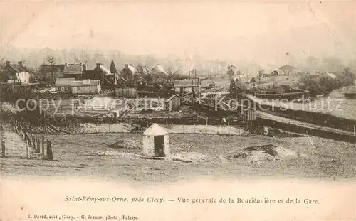 AK / Ansichtskarte Saint Remy_Calvados Vue generale de la Bourienniere et de la Gare Saint Remy Calvados
