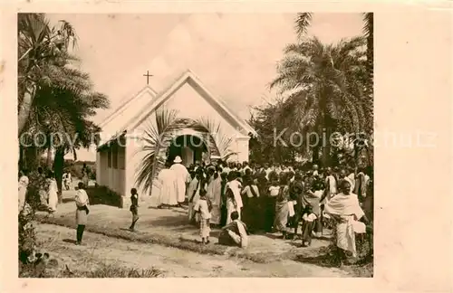 AK / Ansichtskarte Madras__Tamil_Nadu_India Einweihung der Kapelle zu Patterei Perumbudur 