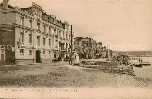 AK / Ansichtskarte Duclair_76 Le Quai et lHotel de la Poste 