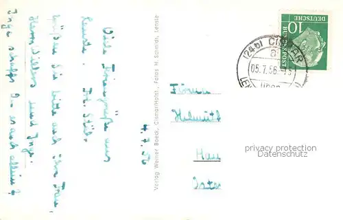 AK / Ansichtskarte Lenste_Holstein Teilansichten Campingplatz Schafherde Strandvergnuegen Lenste_Holstein