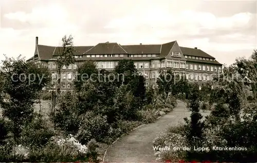 AK / Ansichtskarte Werne__Lippe_Muenster_Westfalen Krankenhaus 